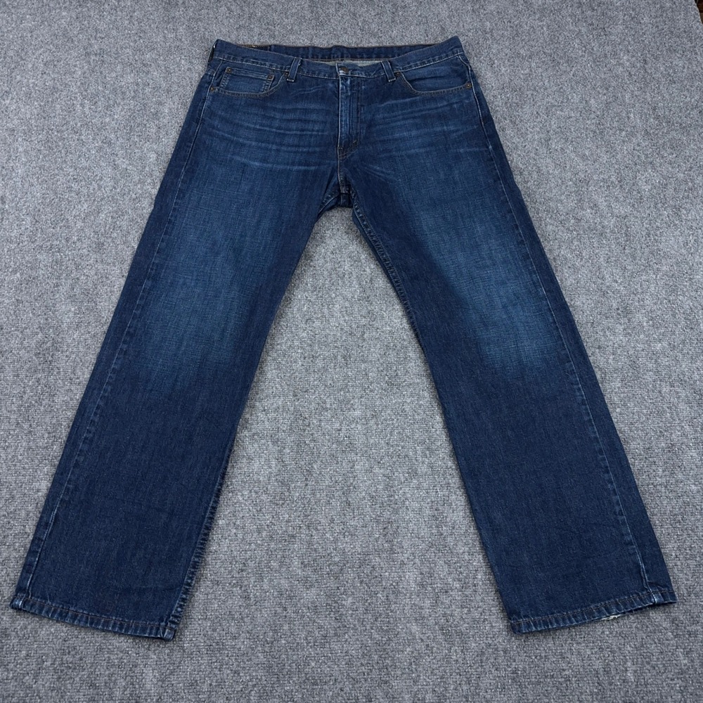 Levi's 569 Jeans Men's 36x32 FITS 38 Loose Straight Dark Wash Denim 100% Cotton‎